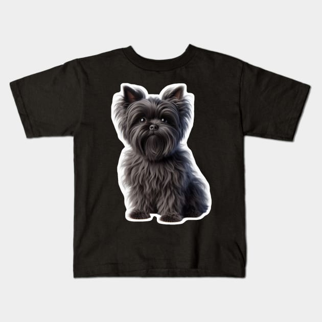 Affenpinscher Kids T-Shirt by millersye